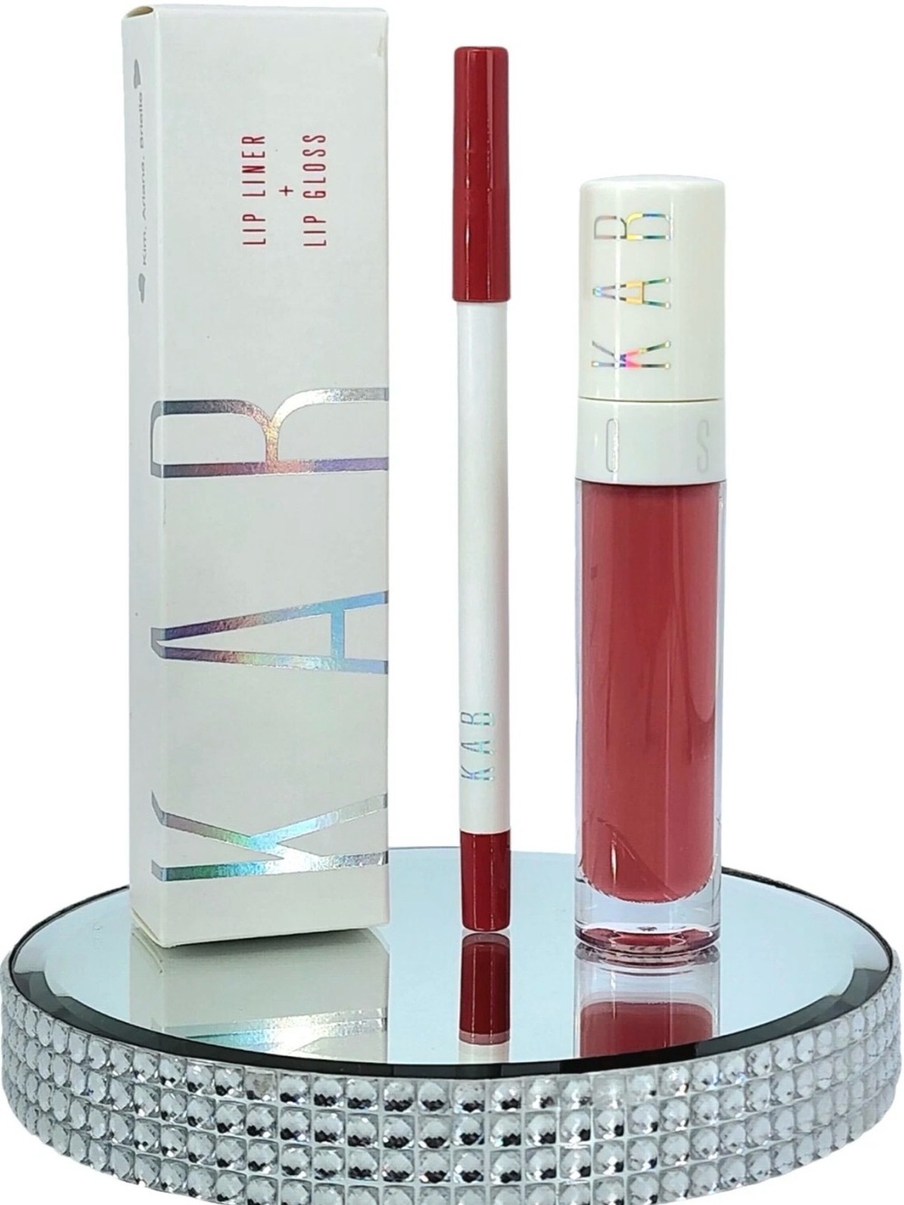 Creamy Rose Lip Liner + Lip Gloss Duo: Charming